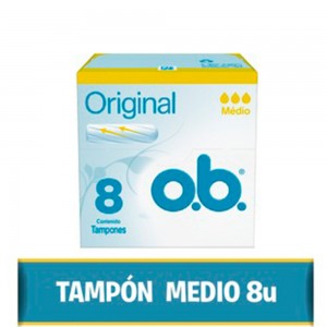 O.B. TAMPONES x 8u MEDIANOS